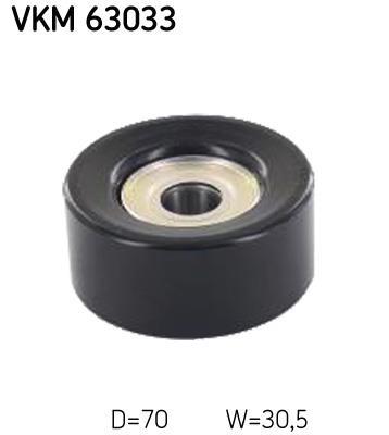 Galet enrouleur de courroie d'accessoire SKF ref. VKM 63033